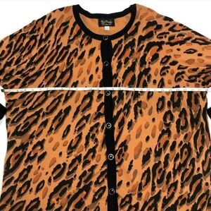 Bob Mackie Wearable Art 3x Cardigan